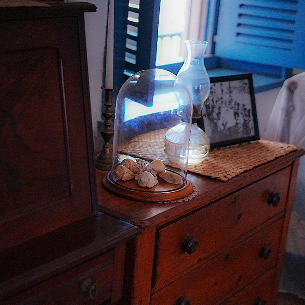 image of interior of Baldwin Home in Lahaina.